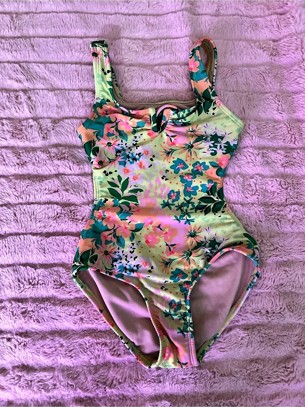 art class Floral One-Piece Swimsuit Size XS (4/5) Like New